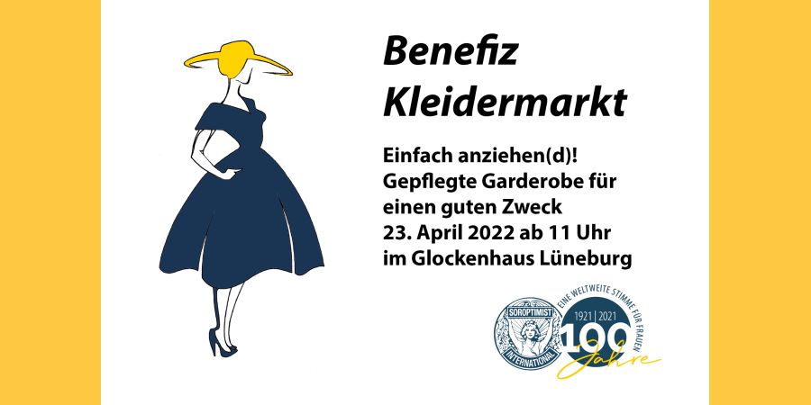 Soroptimist International Lüneburg: Kleidermarkt am 23. April 2022