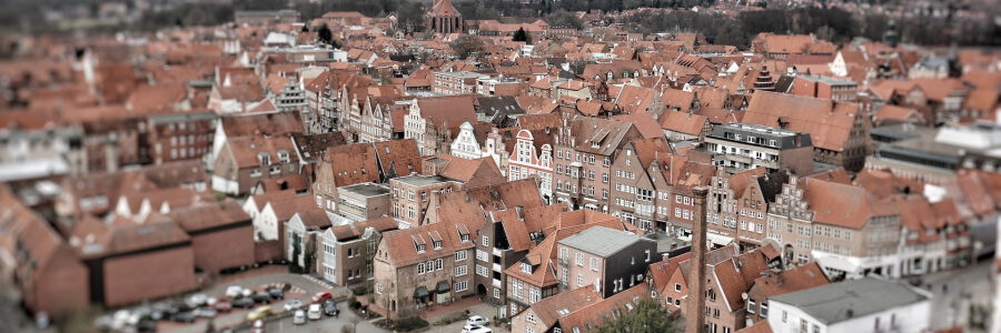 Lüneburg von oben. Foto: Jörg Mandt, Pixabay.