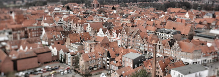 Lüneburg von oben. Foto: Jörg Mandt, Pixabay.