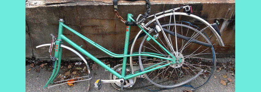 Defektes Fahrrad. Foto: Markus Stengle, Pixabay.