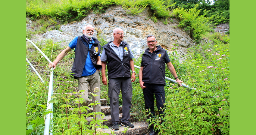 Landkreis Lüneburg: Landschaftswarte im Naturschutzgebiet Kalkberg. Foto: Landkreis Lüneburg.