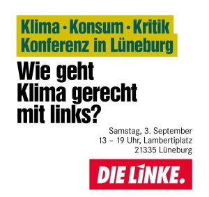 DIE LINKE: Klimakonferenz am 03. 09.2022.