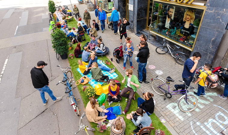 Parking Day. Foto: Carlo-Mueller, fahrradmeinz.de.