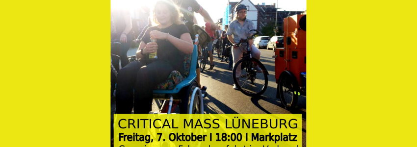 Critical Mass, Lüneburg, 7. Oktober 2022.