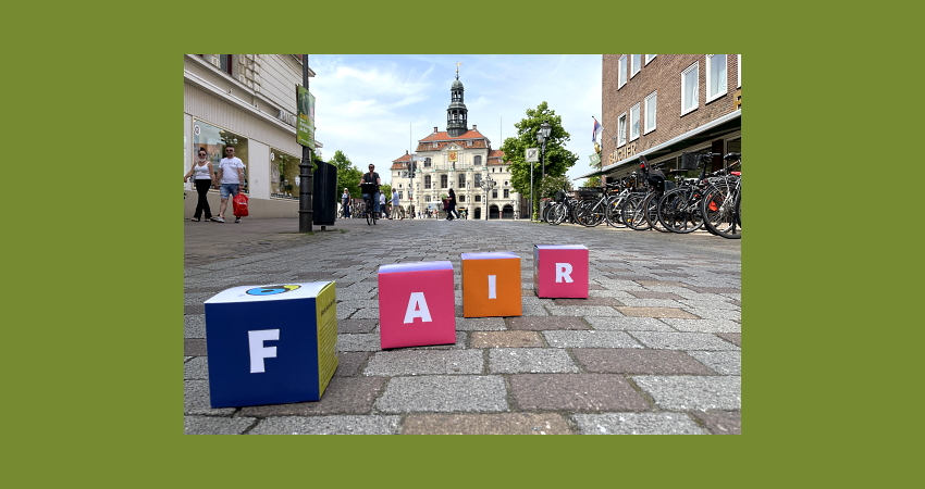 Fairtrade Stadt Lüneburg. Foto: Hansestadt Lüneburg.