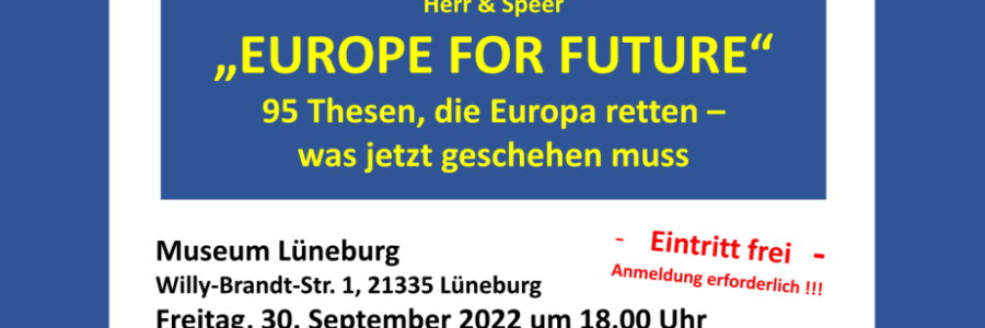 Europe for Future. Europa-Büro / EUROPE DIRECT Zentrum Lüneburg.