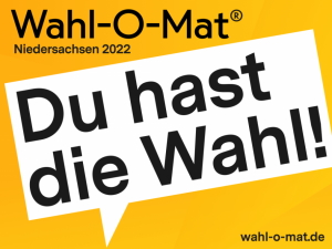 Wahlomat Niedersachsen 2022. Grafik: bpb.