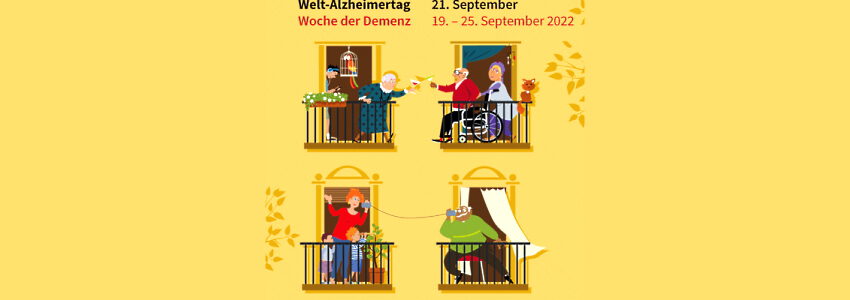 Welt-Alzheimertag 2022. Grafik: Gesundheitsholding Lüneburg.
