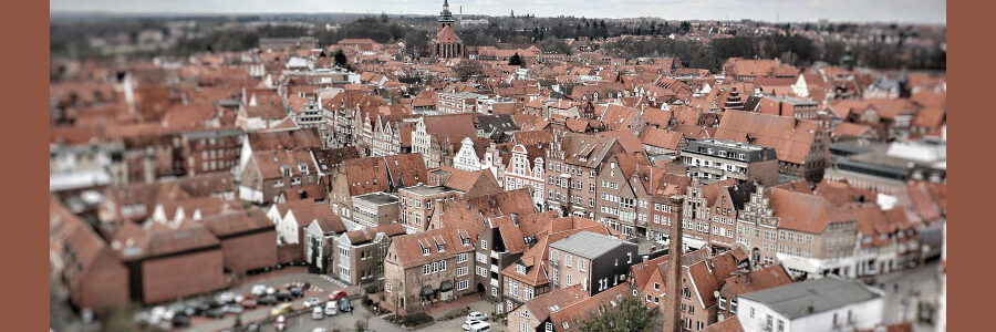 Lüneburg von oben. Foto: Jörg Mandt, Pixabay.