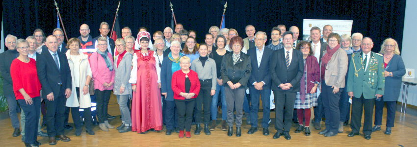 Tag der Ehrenamtlichen: Am 18. November wurden 54 Engagierte ausgezeichnet. Foto: Landkreis Lüneburg.