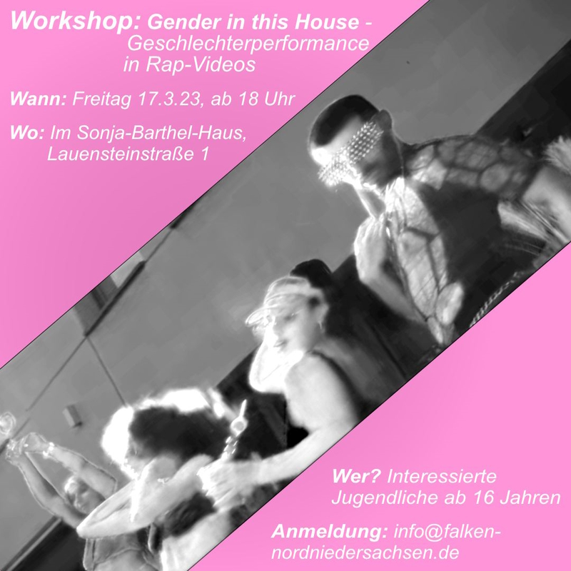 Gender und Rap. Sharepic mobile-medienarbeit am 17.03.2023