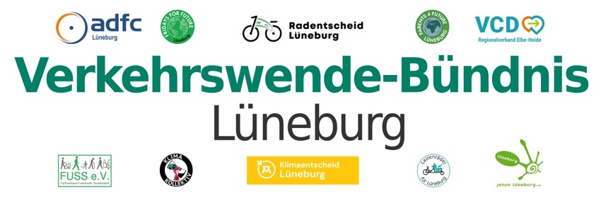 Verkehrswende-Bündnis Lüneburg: Banner.