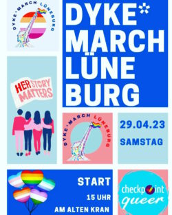Dyke*March Lüneburg, 29.04.2023.