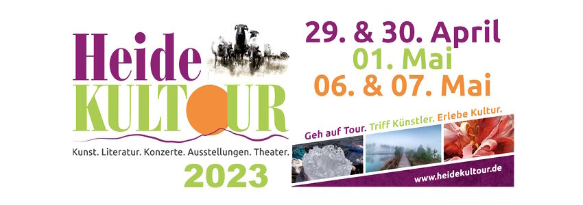 Heidekultour 2023. Plakat Heidekultour (angepasst).