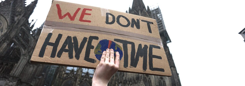 Demonstration von Fridays for Future in Köln: We don't have time. Foto: Niklas, Pixabay.