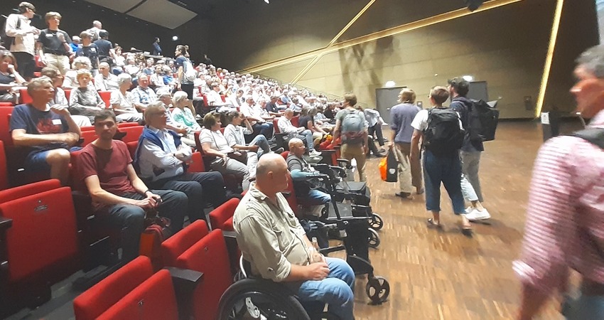 Auftaktveranstaltung zum nachhaltigen Verkehrsplan NUMP - mit über 300 Interessierten. Leuphana Universität, 15. Juni 2023. Foto: Lüne-Blog.