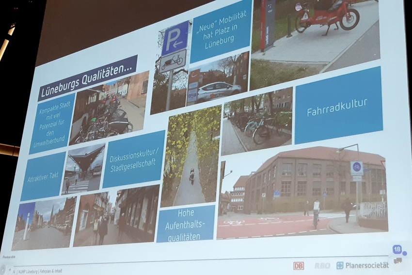 NUMP-Auftakt am 15. Juni 2023: Lüneburgs Qualitäten. Präsentation von Planersocietät. Foto: Lüne-Blog.