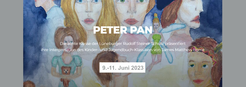 Peter Pan. Theateraufführung Rudolf Steiner Schule Lüneburg. Grafik: Thomas Michel.