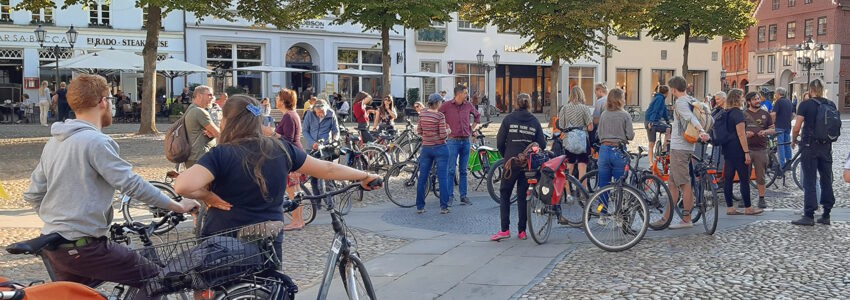 Radfahren: Treffpunkt Marktplatz Lüneburg. Foto: Lüne-Blog.