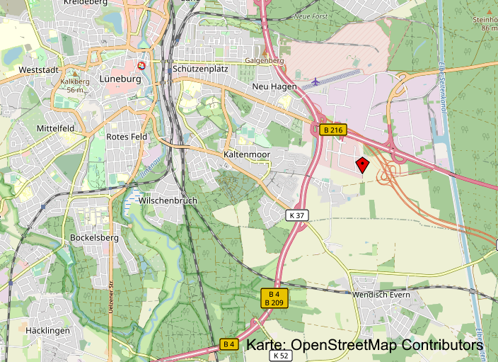 Ort der Demonstration am 1.10.2023. Karte: OpenStreetMap Contributors.