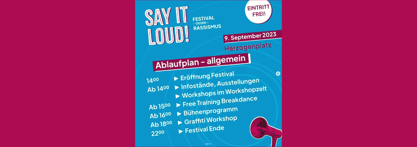 Say it loud! Festival Uelzen, 2023.