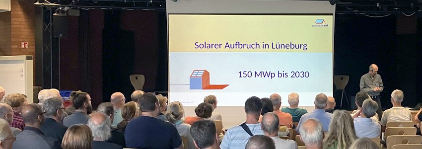 Solarer Aufbruch: Solarpartys tragen zur Energiewende in Lüneburg bei. Foto: Solarbotschafter Lüneburg.