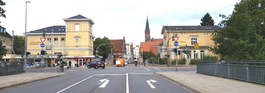 Scholze-Kreuzung. Foto: Hansestadt Lüneburg.