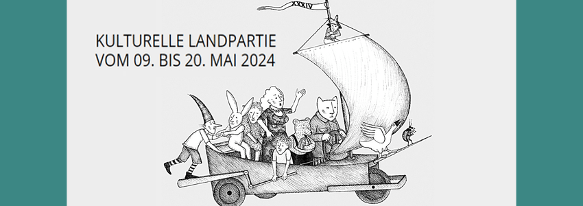Kulturelle Landpartie 2024. Grafik: KLP 2024.