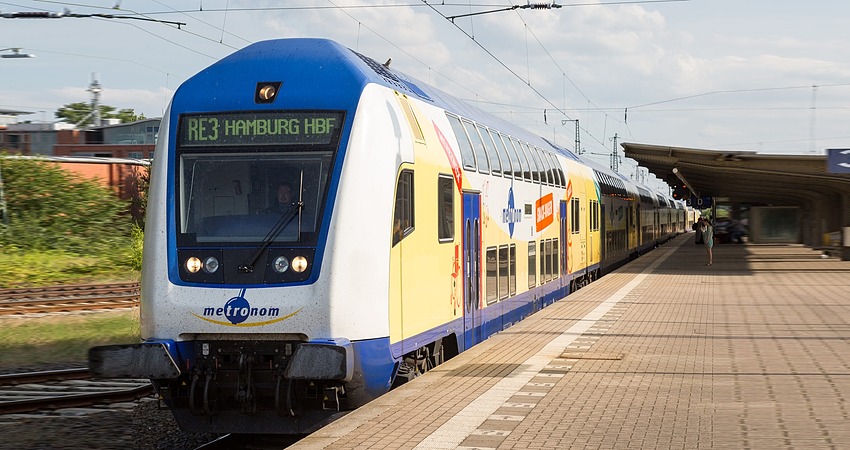 Metronom. Foto: Jan Sieg, metronom Eisenbahngesellschaft mbH.