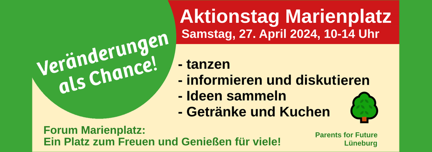Aktionstag Marienplatz, 27.04.2024. Grafik: Sharepic (angepasst).