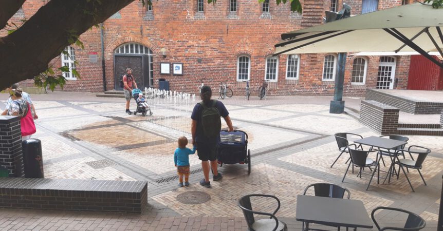 Eingang zum Glockenhaus. Foto: Lüne-Blog.