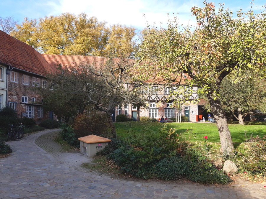 Garten der Jugendbücherei, Lüneburg. Foto: Lüne-Blog.
