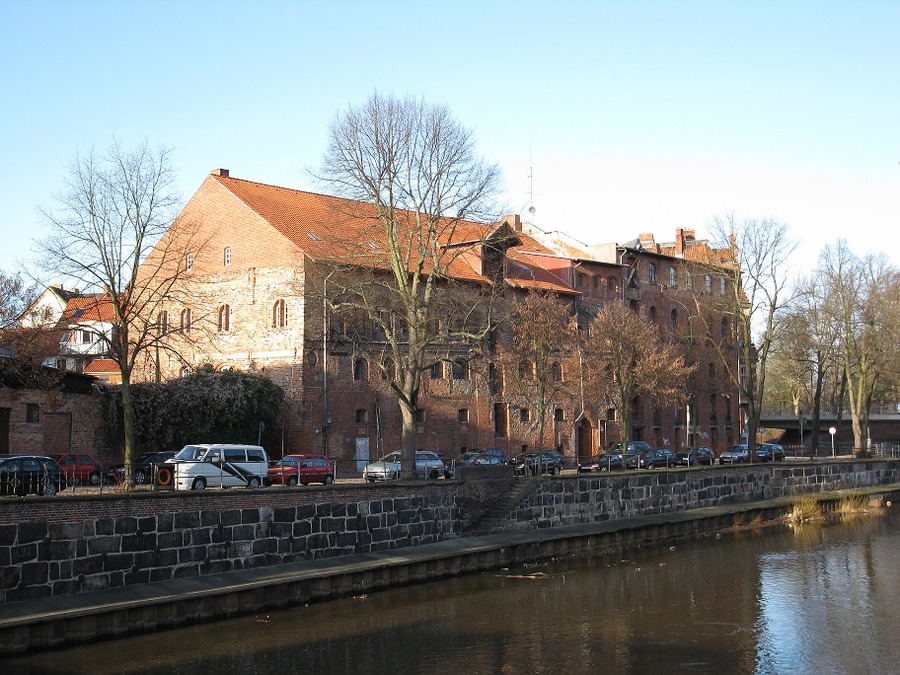Salzstraße am Wasser im Jahr 2019. Foto: Hansestadt Lüneburg.