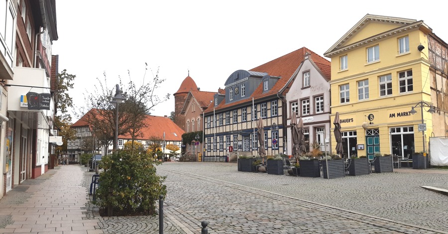 Dannenberg, Am Markt. Foto: Lüne-Blog.