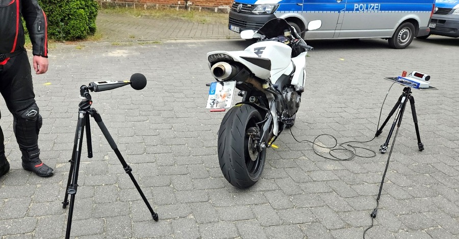 Polizeiinspektion Lüneburg/Lüchow-Dannenberg/Uelzen: Lärmkontrolle bei Motorrad am 9. Juni 2024.