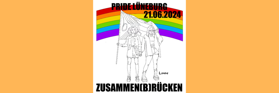 Lüneburg Pride 2024. Grafik: Linn - Sharepic.