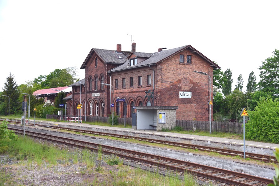 Bahnhof Ebstorf/Uelzen 2020, Foto: K.-D. Tröger.