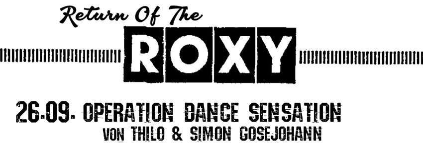 Return of the Roxy - September 2024, Roxy-Kino im Brauhaus Nolte. Grafik: A. Thedens,