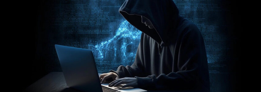 Hacker am Laptop. Foto: Cliff Hang, Pixabay.