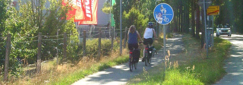 Fuß- und Radweg Soltauer Allee. Foto: E. Habisch.