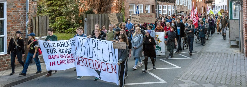 Foto: Malte Hübner. Demonstration zur Migrationspolitik am 29.09.2024.