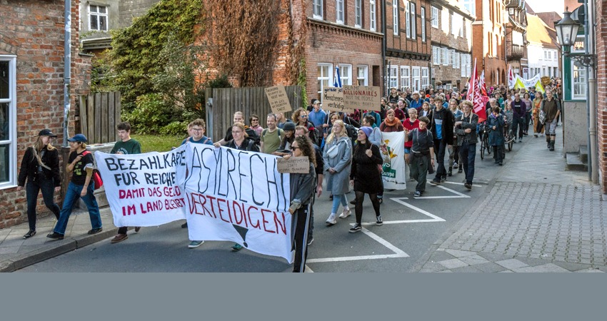 Foto: Malte Hübner. Demonstration zur Migrationspolitik am 29.09.2024.