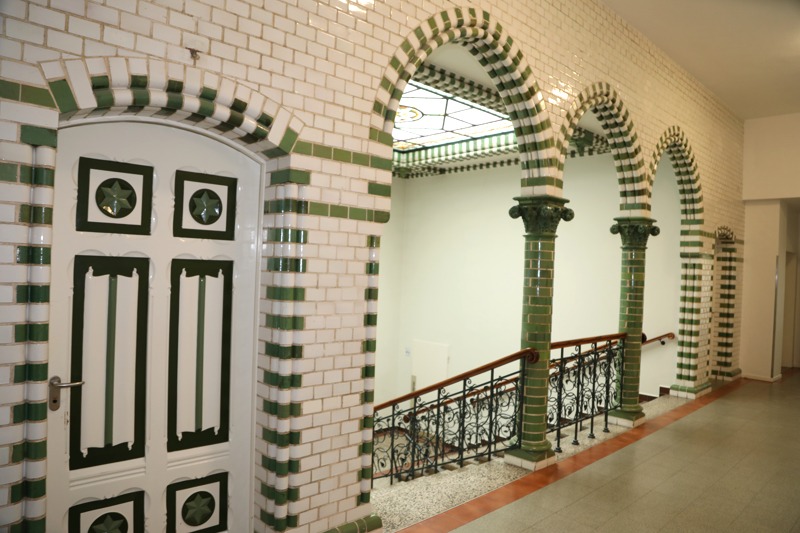 Das Jugendstil-Treppenhaus im Klinikum Bögelstraße. Foto: R. Netwall.