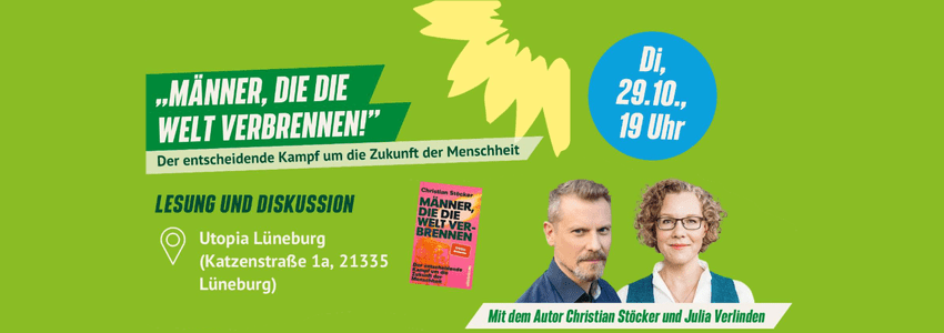 Lesung-Diskussion am 29.10.2024 mit Christian Stöcker und Julia Verlinden. Grafik: Sharepic (angepasst).