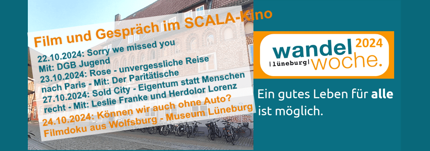 Wandelwoche 2024: Film und Gespräch im SCALA Kino. Grafik: Wandelwoche (angepasst).