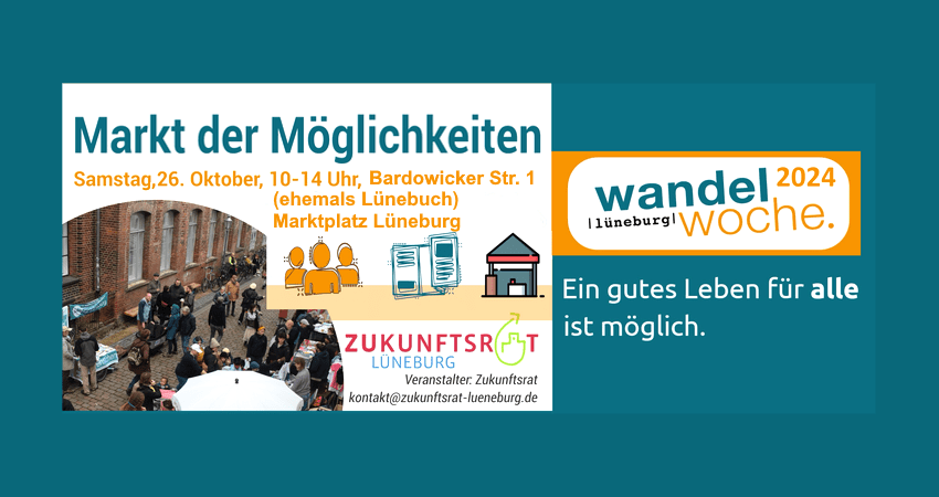 Wandelwoche: Markt der Möglichkeiten, 26.10.2024 - Sharepic (angepasst).