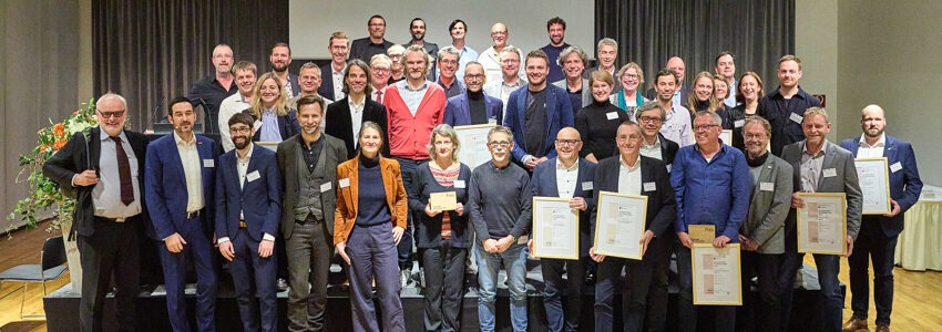 Foto: Nds. Ministerium für Ernährung, Landwirtschaft und Verbraucherschutz. Die Gewinner 2024 - Gruppenbild.