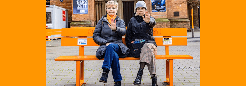 Orange Days: Stopp Gewalt gegen Frauen. Grafik: UN Women Deutschland.