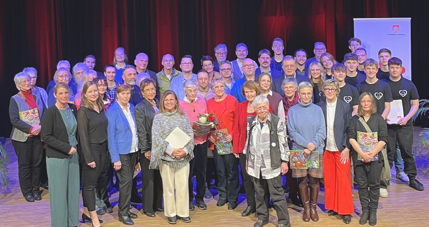 Foto: Hansestadt Lüneburg. Auszeichnung der Ehrenamtlichen in Lüneburg am 20.11.2024.