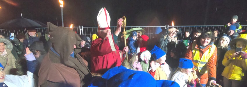 Ankunft des Nikolaus in Lüneburg. Foto: Christoph Wiesenfeldt.